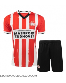 PSV Eindhoven Maglia Gara Casa Repliche 2024-25 Bambino Maniche Corte